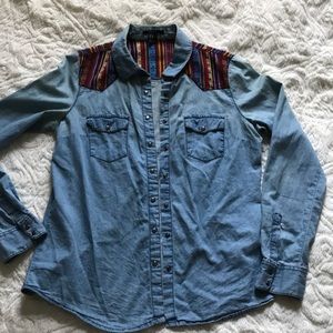 Chambray button up